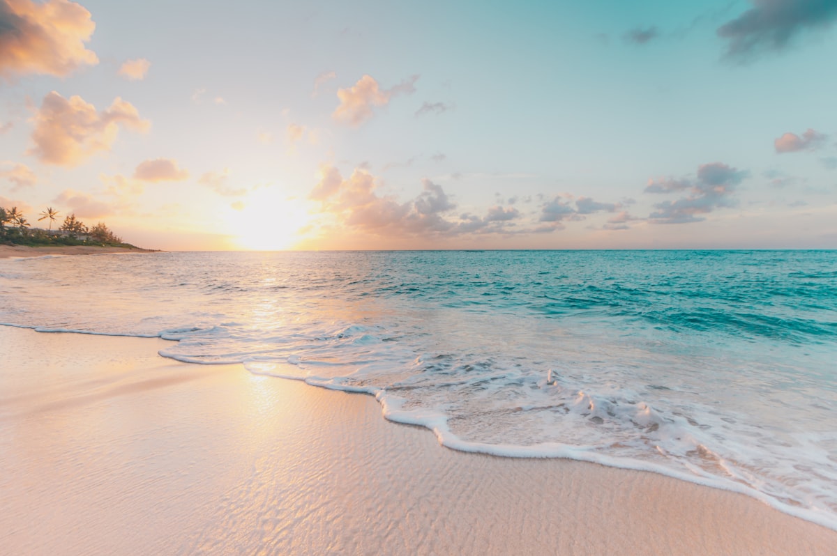 Australian coastal city holiday background